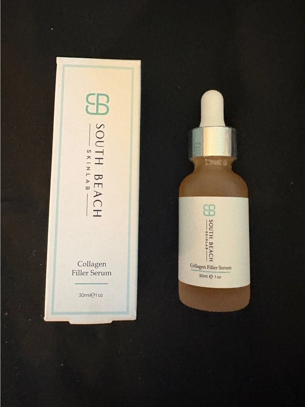 South Beach SkinLab Collagen Filler Serum 30mL Hyaluronic Acid Peptide NIB